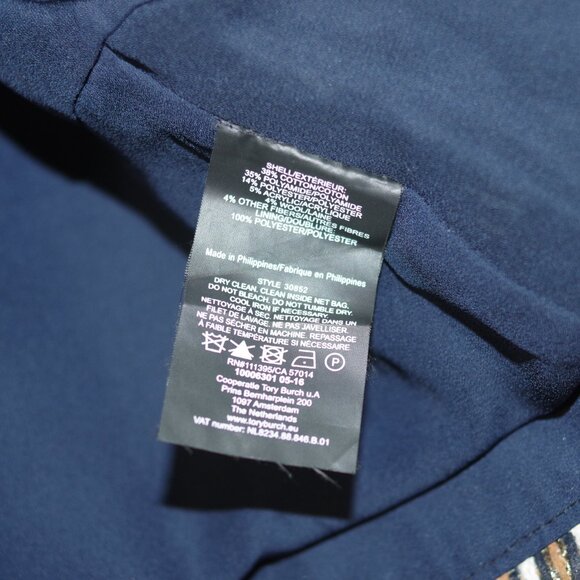 Tory Burch Jessica Tweed Jacket In Brown size 14 - Picture 8 of 8